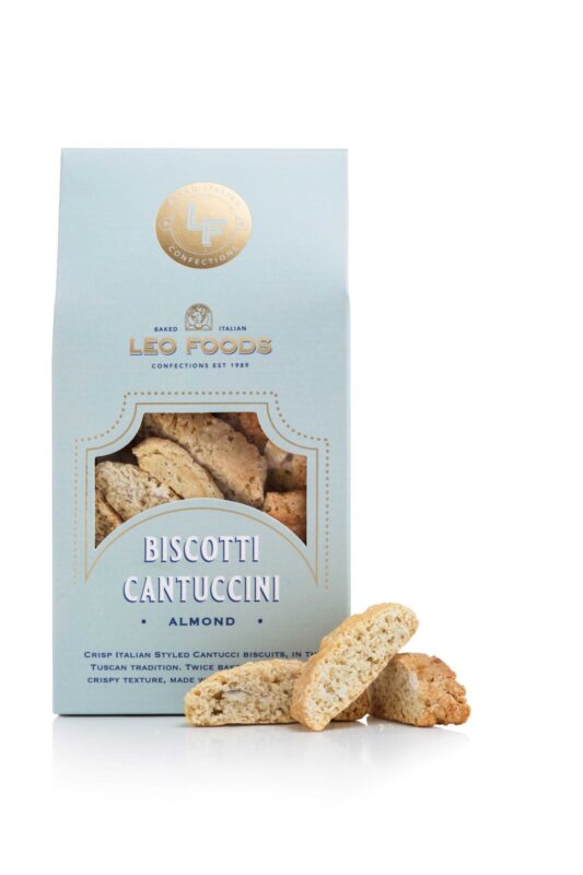 Biscotti Cantuccini Almond retail box with biscotti